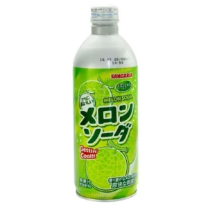 Nước giải khát Nhật Sangaria Vị Dưa lưới - Chai 500ml - Thùng 24